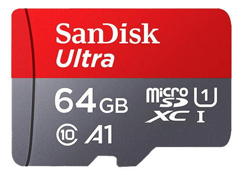 Sandisk Cartão De Memória Ultra Micro Sd 64gb + Adaptador Sd