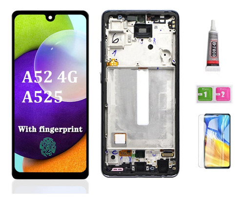 Pantalla Lcd Oled+marco Compatible Con Samsung A52 4g A525