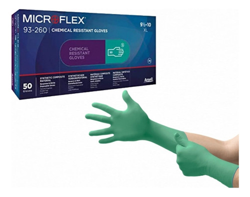 Guante Latex Microflex Talla L Ansell 93-260