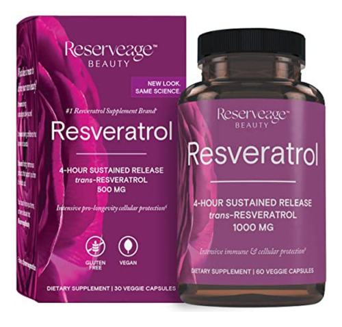 Resveratrol 1000mg 60caps - Unidad - Unidad a $7659