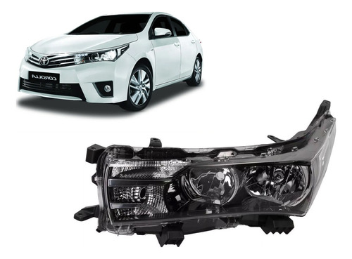 Optica Toyota Corolla 2015 2016 2017 Sin Lupa Izquierda