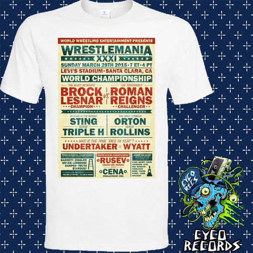 Wrestlemania Xxxi - Otros - Polera- Cyco Records