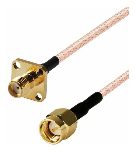 Redyutou Cable Coaxial Sma Hembra Conector Macho Conexion 4