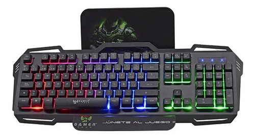 Teclado Gamer Rgb  Gamertech Gt400t Diseño De Lujo