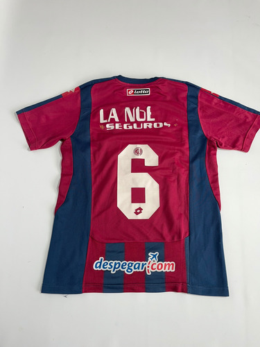 Camiseta San Lorenzo Lotto Ln Seguros Titular 2011 #11 Tm (Usado)