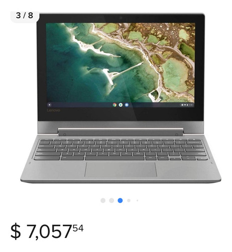Laptop 2 En 1 Chromebook Flex 3 De Lenovo, Hd De 11,6 Pulgad Gris (Usado)