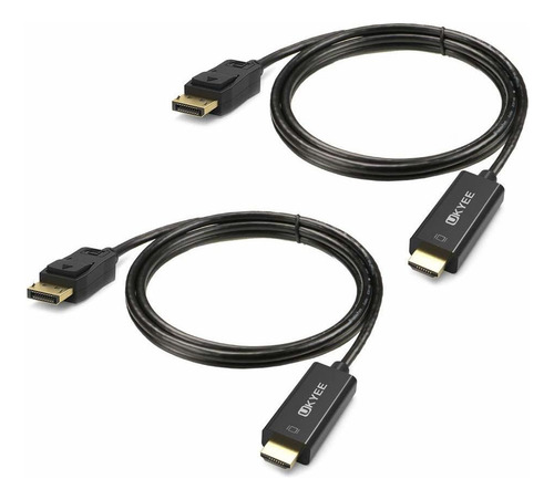 Cable Adaptador Displayport A Hdmi (1mt/2 Uni)