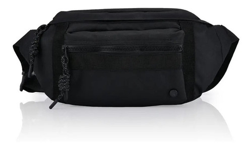 Cangurera Samsonite New Rocks 4 Compartimentos Negra