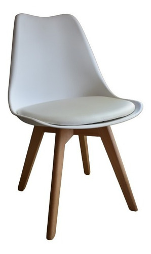 Silla Tulip Eames Blanco Excelente Calidad X4 Unid Cuota