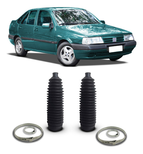 2 Kit Guarda Pó Coifa Caixa Direção Fiat Tipo Tempra Sw