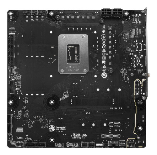 Tarjeta Madre Msi B760m Project Zero Lga 1700 Ddr5 M.2 Wifi