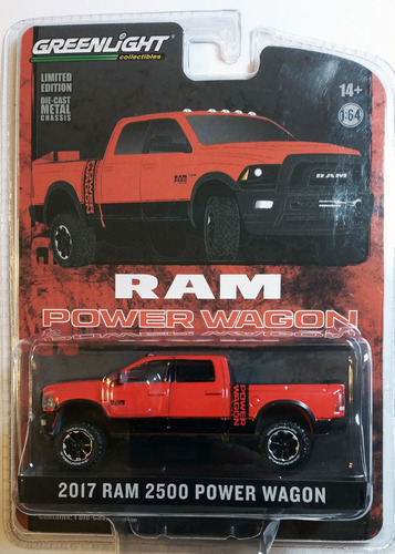 Greenlight 2016 Ram 2500 Power Wagon Mide 9 Cm Escala 1:64