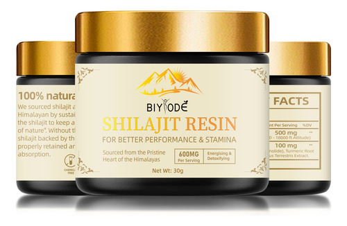 Crema De Resina Shilajit Del Himalaya Orgánica Puramente