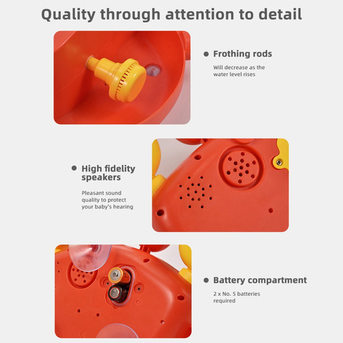 Juguetes De Baño Para Bebés Con Forma De Máquina De Burbujas