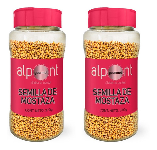 Alpont Semilla De Mostaza Entera 370 Gramos 2 Piezas