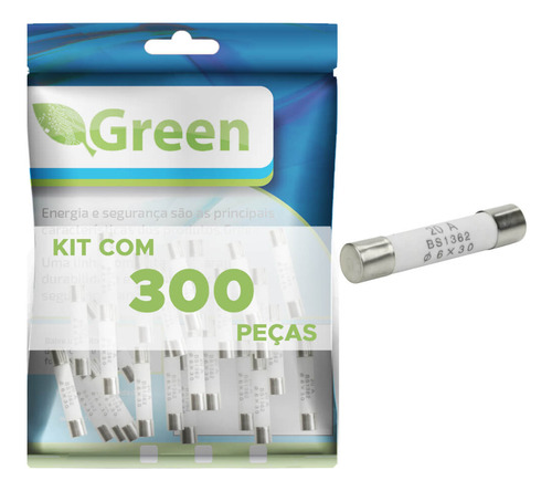 Kit 300 Fusível Cerâmico Para Forno Microondas 20a - 20amp