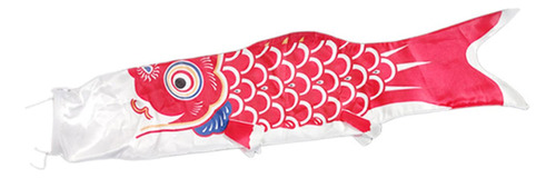 Bandera Japonesa De Carpa, Bandera Japonesa De Koi, Rojo