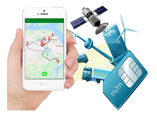 Chip M2m Vivo Para Rastreador Veicular + Aplicativo Online