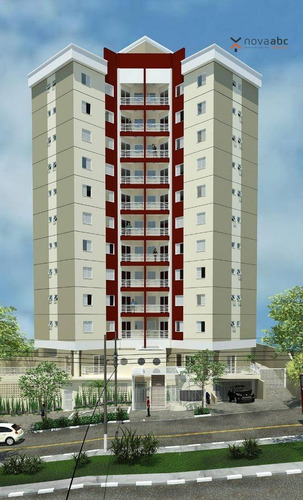 Apartamento Mobiliado Com 2 Dormitórios À Venda, 48 M² Por R$ 295.000 - Parque Das Nações - Santo André/sp - Ap1624