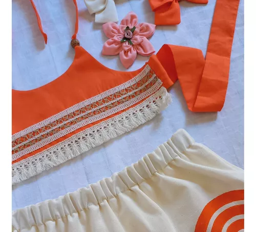 Roupinha moana🧡🌺.#moanababy #moana #roupinhacroche #roupamoana #roup