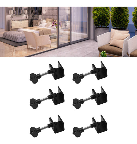 Y 6 Juegos De Cerraduras Corredizas Para Puertas Y Ventanas