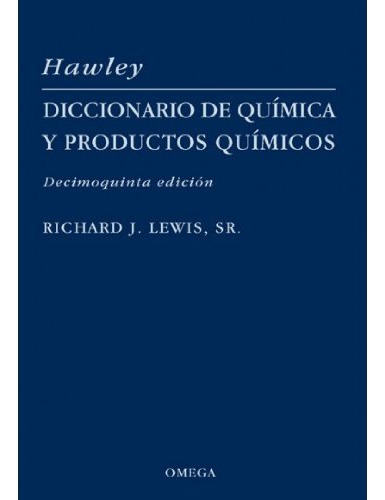 Libro Diccionario De Química Y Productos Quimicos Hawley De