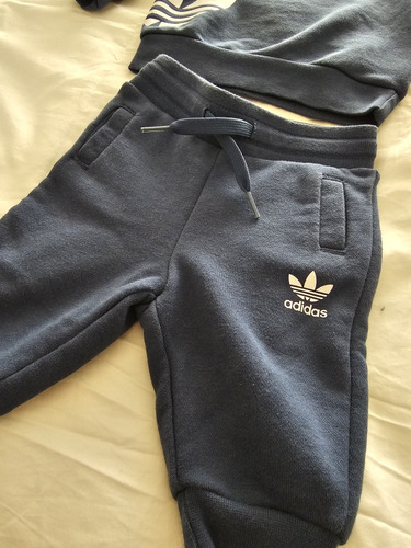 Conjunto Adidas Originals Bebe 3 A 6 Meses Importado Perfect Azul Marino 3-6 M (Usado)