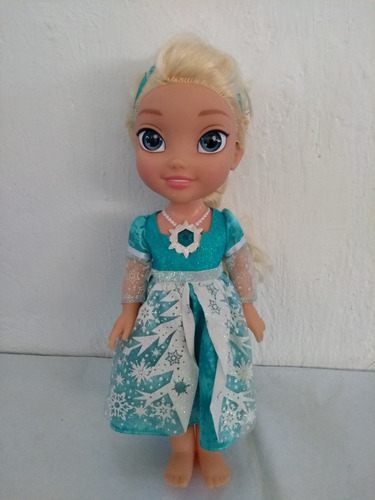 Muñeca   Elsa Frozen Snow Glow  Disney Jakks Pacific
