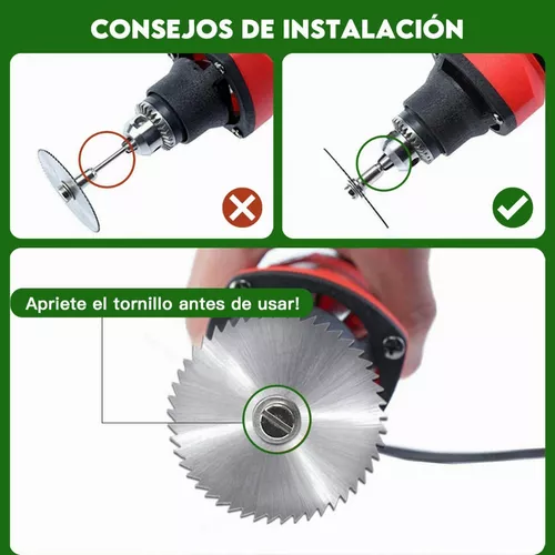 Disco De Sierra Circular De Acero Para Herramienta De Corte Hojas De  Taladro 7Pc