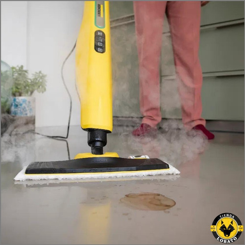 Imagen 3 de 10 de Limpiadora A Vapor Karcher Sc3 Hogar Niños Pisos Paños Kit