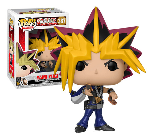 Funko Pop Yami Yugi 387 Yu Gi Oh Kingdom Cartas Portector