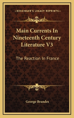 Libro Main Currents In Nineteenth Century Literature V3: ...