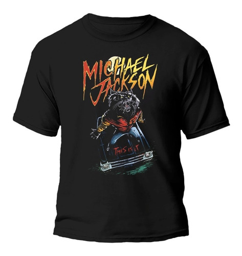 Remera Michael Jackson Retro Exclusivo 100% Algodón