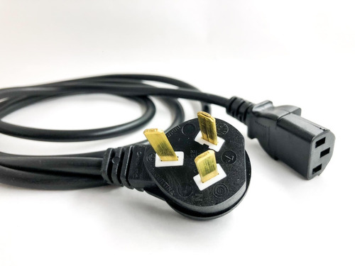 Pack X 10u. Cable Interlock Pc Power Fuente 3x1mm X 1.50mts
