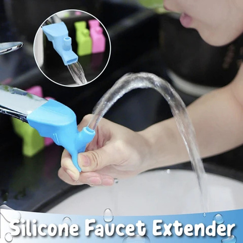 Extensor De Grifo De Lavabo De Silicona Para Lavarse Las Man
