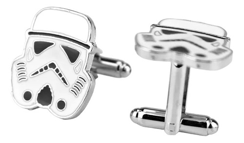 Mancuernillas Para Camisa Star Wars Stormtrooper Blancos