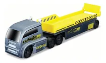 Comprar Miniatura Caminhão Prancha Cinza Amarelo Maisto 15021 Maisto Cor Laranja