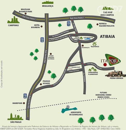 Imagem 25 de 28 de Terreno À Venda, 700 M² Por R$ 514.926,30 - Itaporã De Atibaia - Atibaia/sp - Te0002