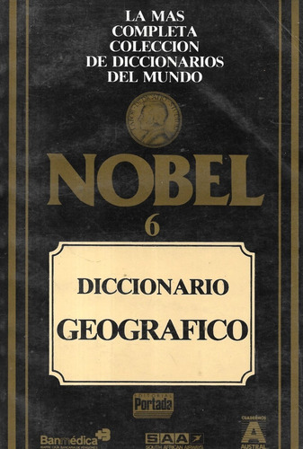 Diccionario Geográfico Nobel N° 6 / Editorial Portada