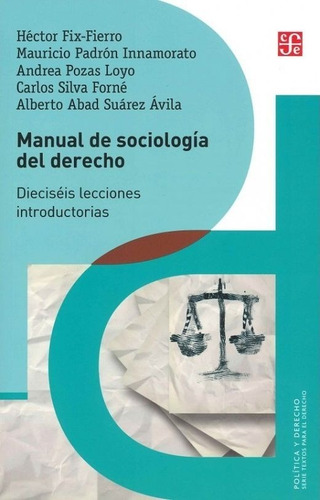Manual De Sociología Del Derecho - Hector Fix Fierro -