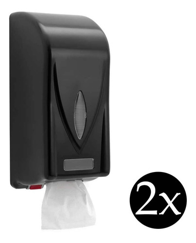 Kit 2 Porta Papel Higiênico Dispenser Suporte Banheiro