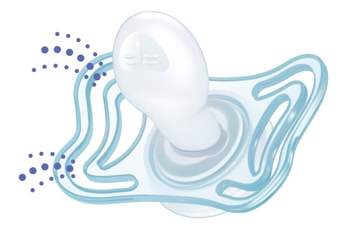 Imagen 4 de 10 de Chupete Ultra Liviano Physio Light De 2 A 6 Meses Pack X 2