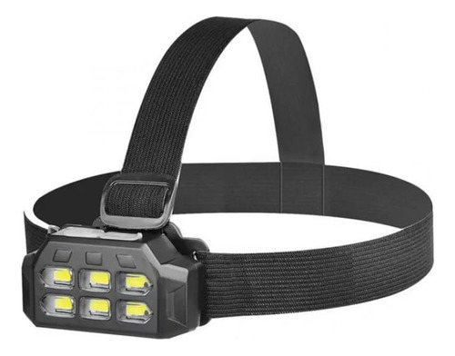 Linterna Cabeza Minero 6 Led Vincha Recargable Camping