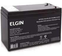 Comprar Bateria Elgin Nobreak Alarmes Cerca Elétrica 12V 7AH Selada