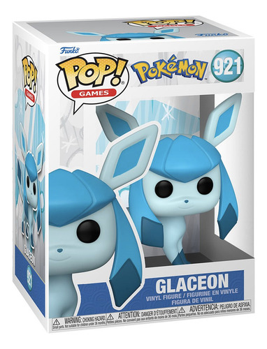 Figura De Glaceon #921 Pokémon Funko Pop! Games