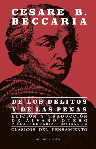 De Los Delitos Y Las Penas, De Bacigalupo Zapater, Enrique. Editorial Biblioteca Nueva,s.l, Tapa Blanda En Español