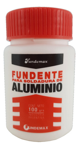 Fundente En Polvo Para Soldadura De Aluminio Fundemax 100grs