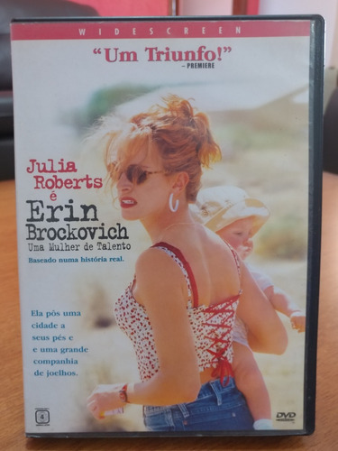 Dvd Erin Brockovich - Uma Mulher De Talento - Julia Roberts