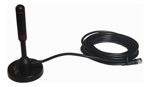 Antena Tv Digital 3db Isdb-i, Base Magnética, Tv Portátil