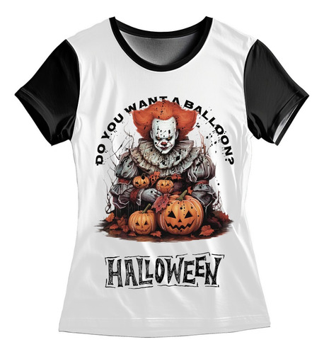 Blusa Personajes De Terror. Moda,playera Halloween Terror